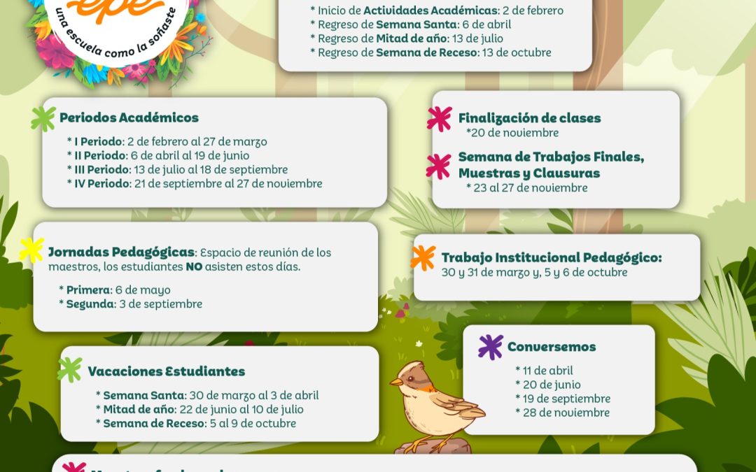 Cronograma académico 2026